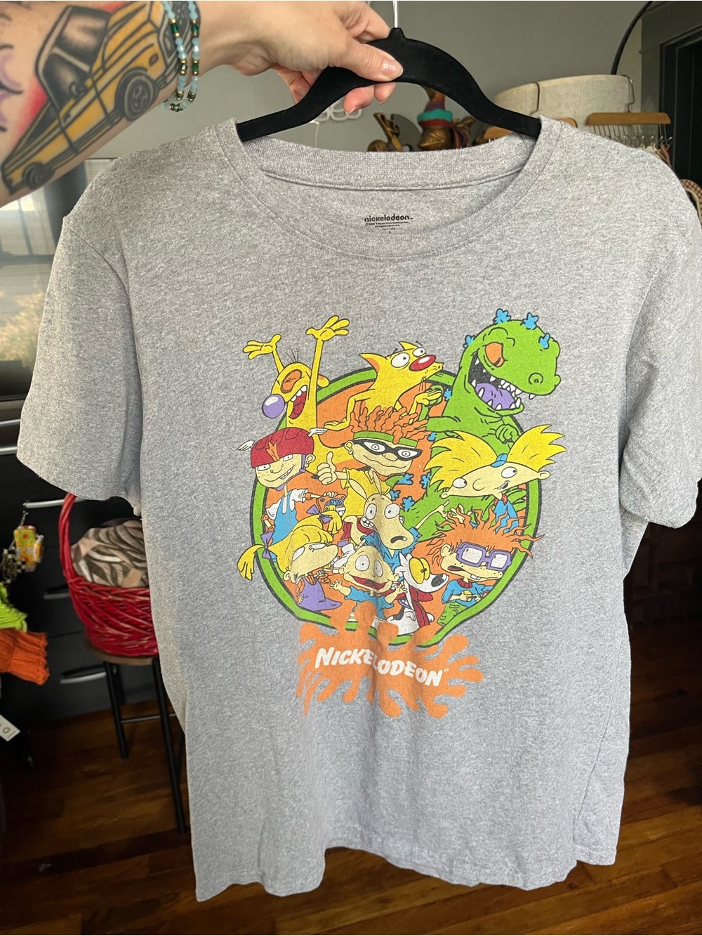 Nickelodeon Rugrats Grey Graphic T-Shirt
